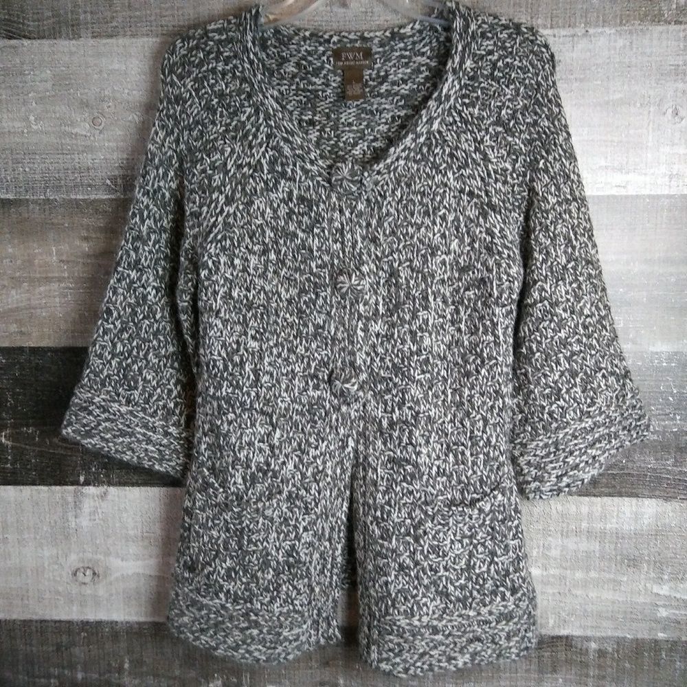 FWM FENN WRIGHT MANSON‎ Large Alpaca Wool Cardigan